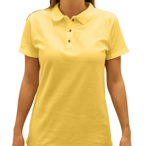 M&O Women's Ring-Spun 100% Cotton Polo Thumbnail
